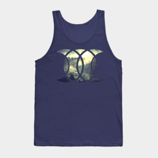 Triangle of Misty Forest Tank Top